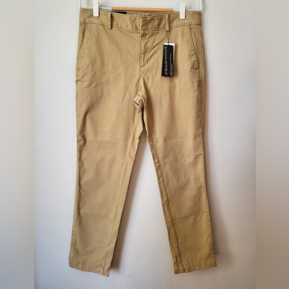 New BANANA REPUBLIC Women's Tan Sloan Pants